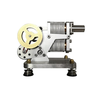 ENJOMOR Mini α Structure Hot-Air Stirling Engine Model - Educational Electric Generator Gift for Science Enthusiasts Stirling Engine Diyengmod