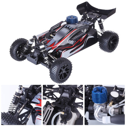 High-Speed 1/10 Scale 4WD Nitro RC Truck with 75km/h Velocity and Waterproof Features RC Car Diyengmod