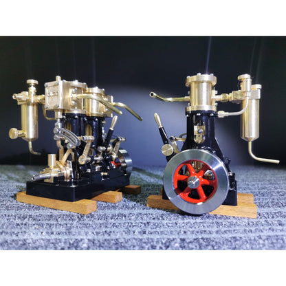 KACIO LS2-14 Double Cylinder Steam Engine Model for 80cm+ Model Ships Steam Engine Diyengmod