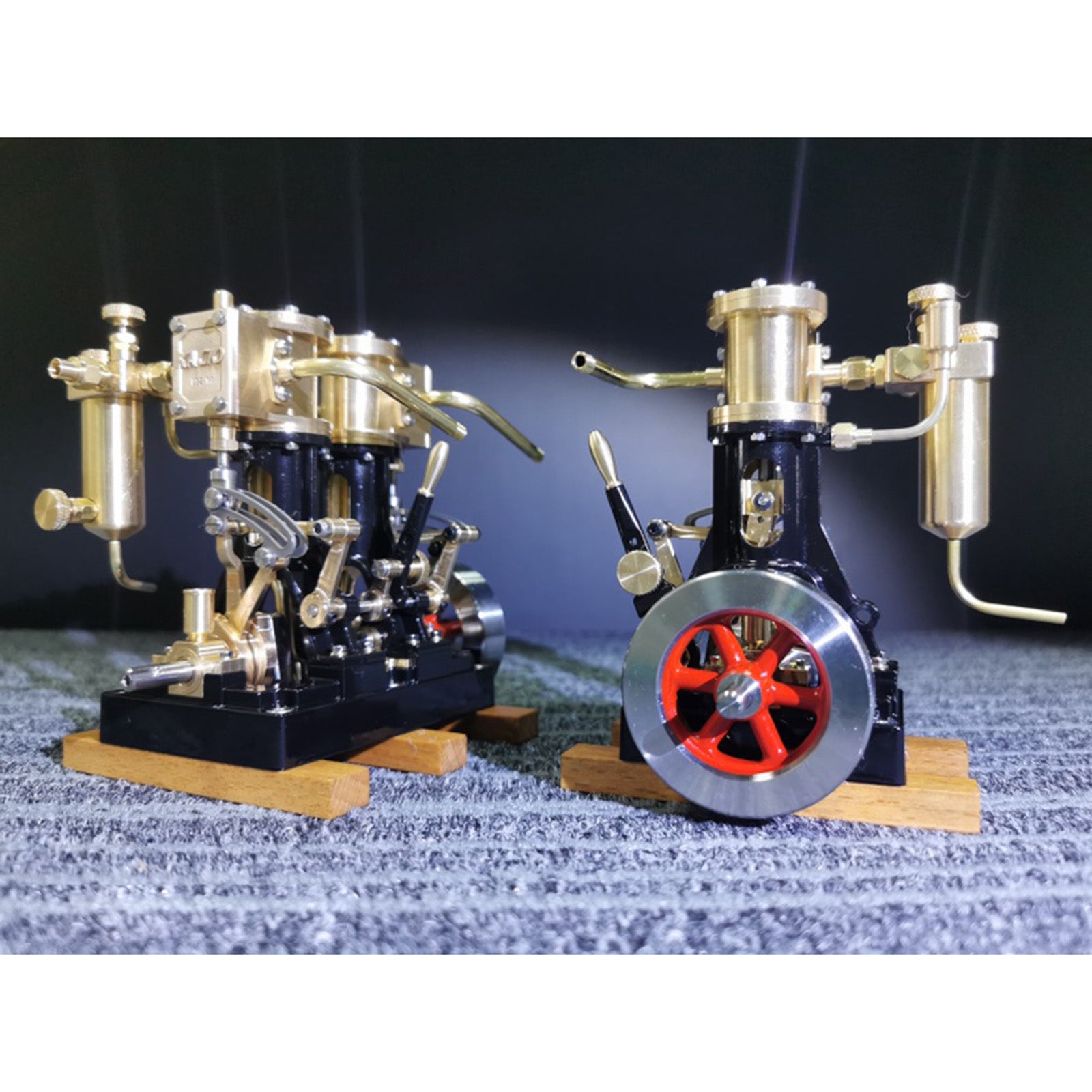 KACIO LS1-14 High-Performance Reciprocating Steam Engine Model for 60cm+ Model Ships Steam Engine Diyengmod