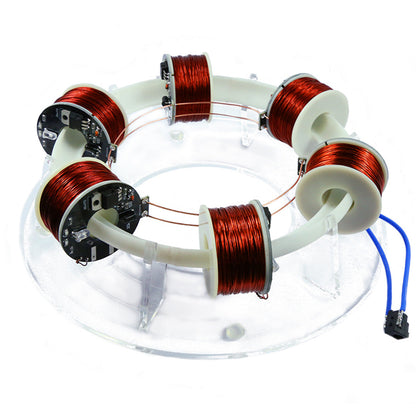 6-Coil Cyclotron Accelerator Physics Model - DIY Engineering Demonstration Tool Engine Model Diyengmod