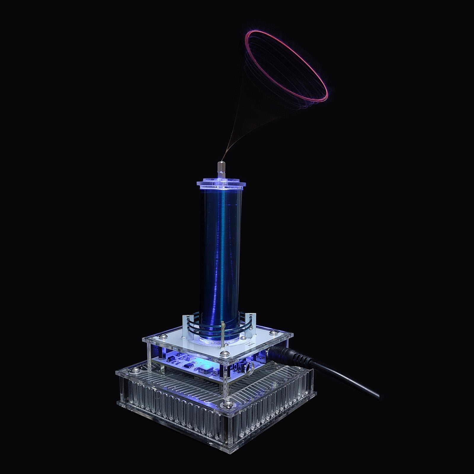 Plasma Speaker Tesla Coil Musical Experimentation Device - Educational Desktop Toy and DIY Science Kit Engine Models Diyengmod