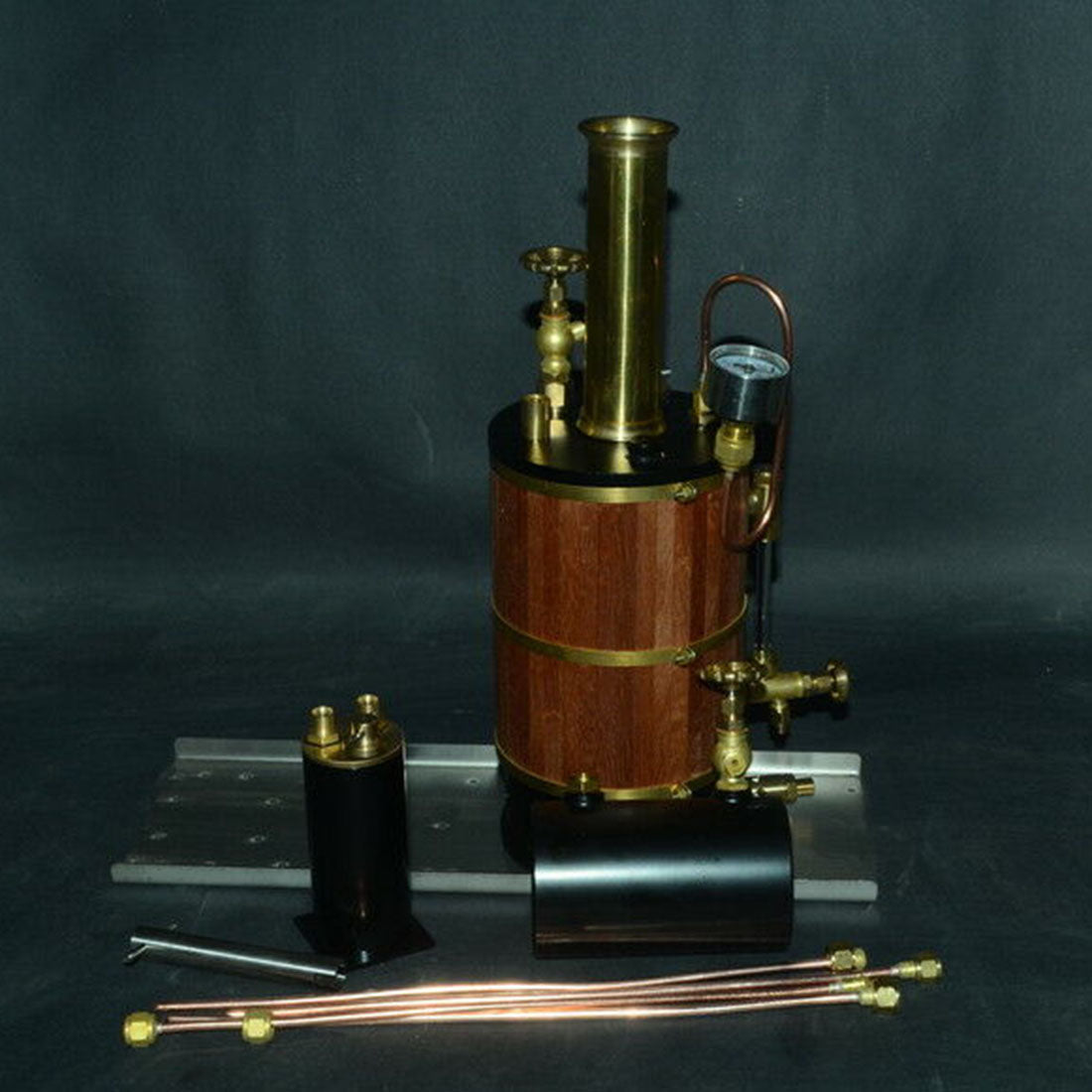 Compact Vertical Steam Boiler Model for Marine Engine - 230ml Capacity Steam Engine Diyengmod