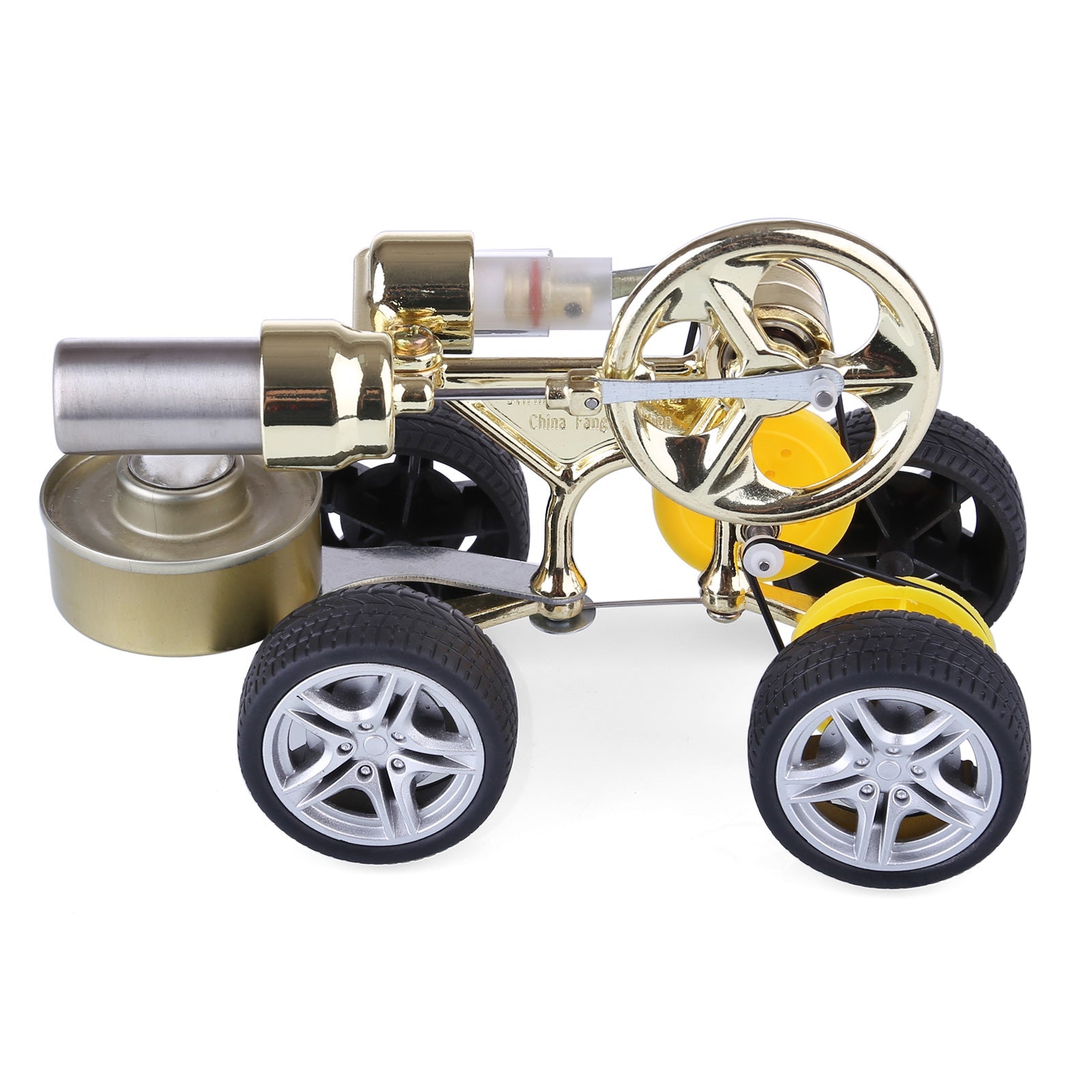 Stirling Engine Car Model Kit | Fun Science Experiment Toy for Learning Stirling Engine Diyengmod