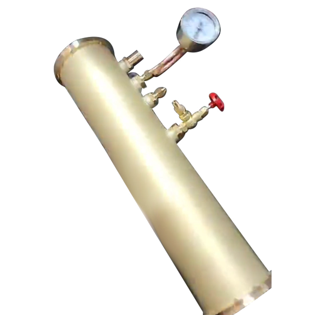 Brass Gas Tank for KACIO WS100L/WS100XL Horizontal Steam Boilers - DIY Engineering Modification Accessories Diyengmod