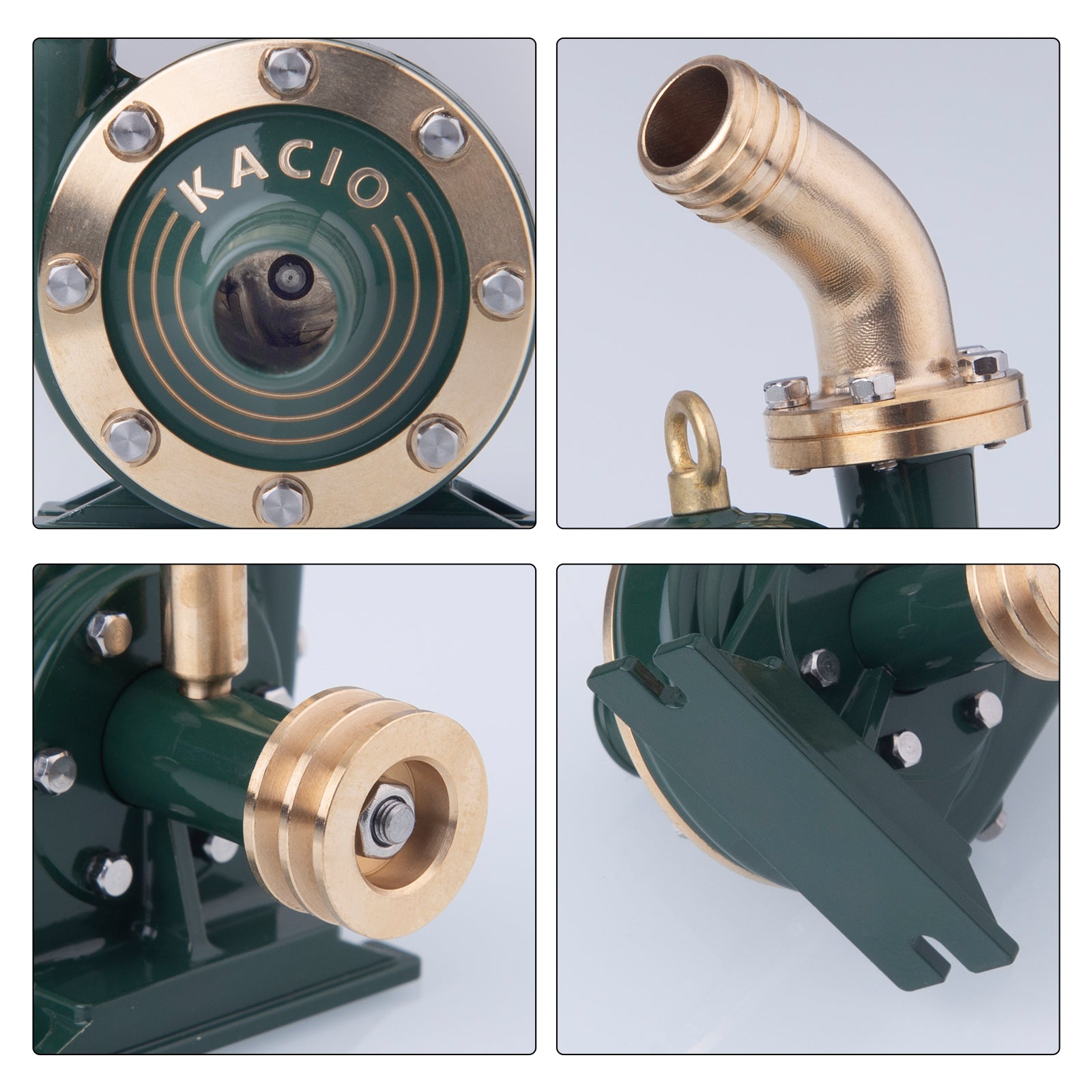 KACIO B30-1 Mini Brass Centrifugal Water Pump Model for Steam and Internal Combustion Engines Accessories Diyengmod