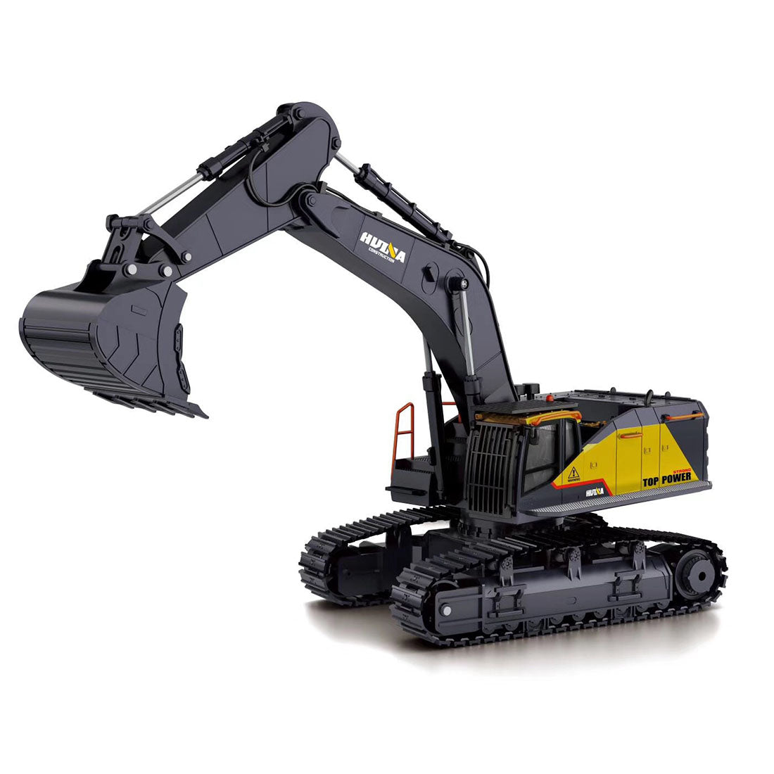 HUINA 1:14 Scale 22CH Remote Control Excavator - Alloy Engineering Model Truck for Kids' Gift Collection RC Truck Diyengmod