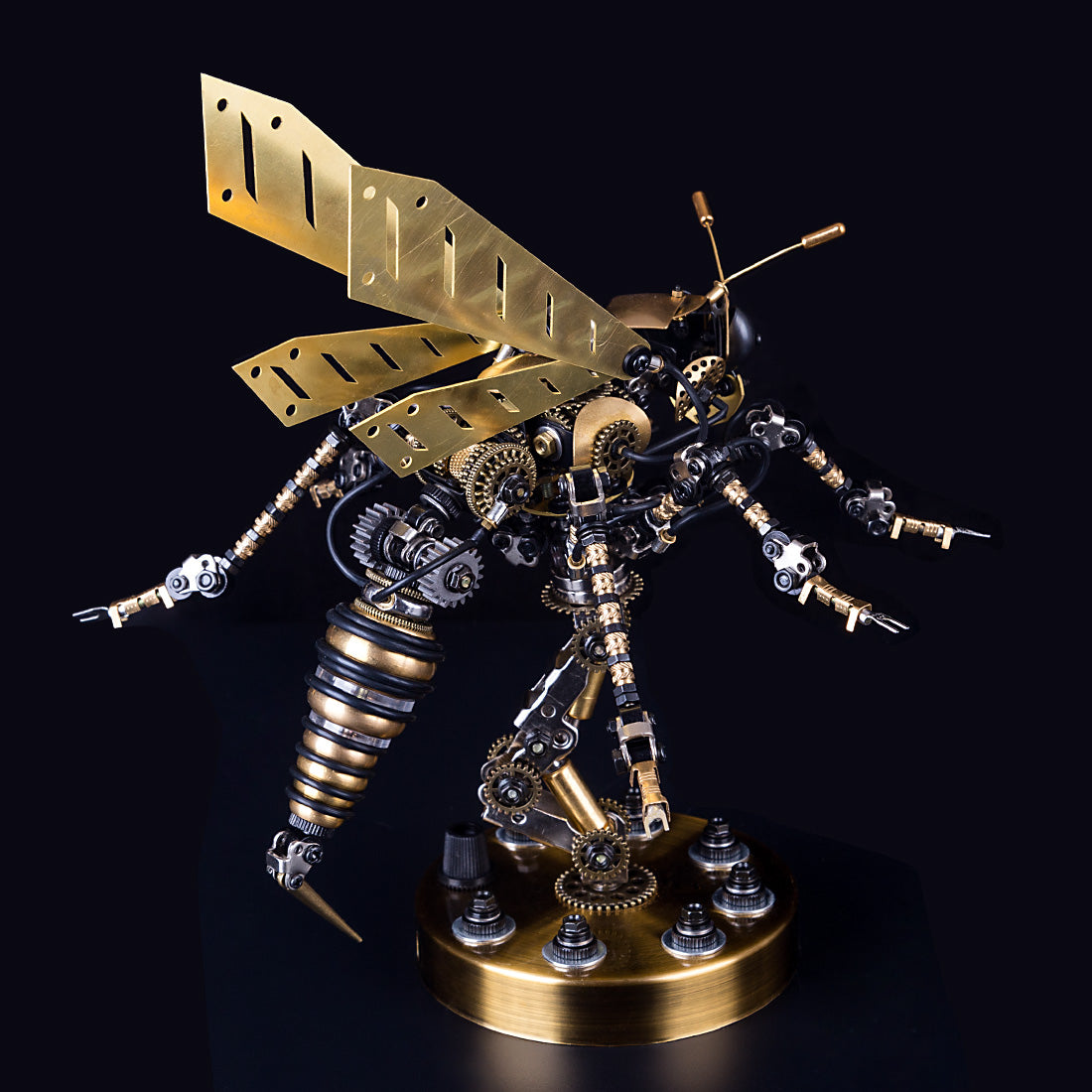 Steampunk Wasp 3D Metal Puzzle DIY Kit - Creative Model Assembly for Teens and Adults 3D Puzzle Model Kit Diyengmod