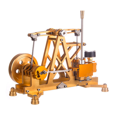 Watt Steam Engine Reactor Model with Boiler Generator - Educational Desktop Steam Pump Toy Steam Engine Diyengmod