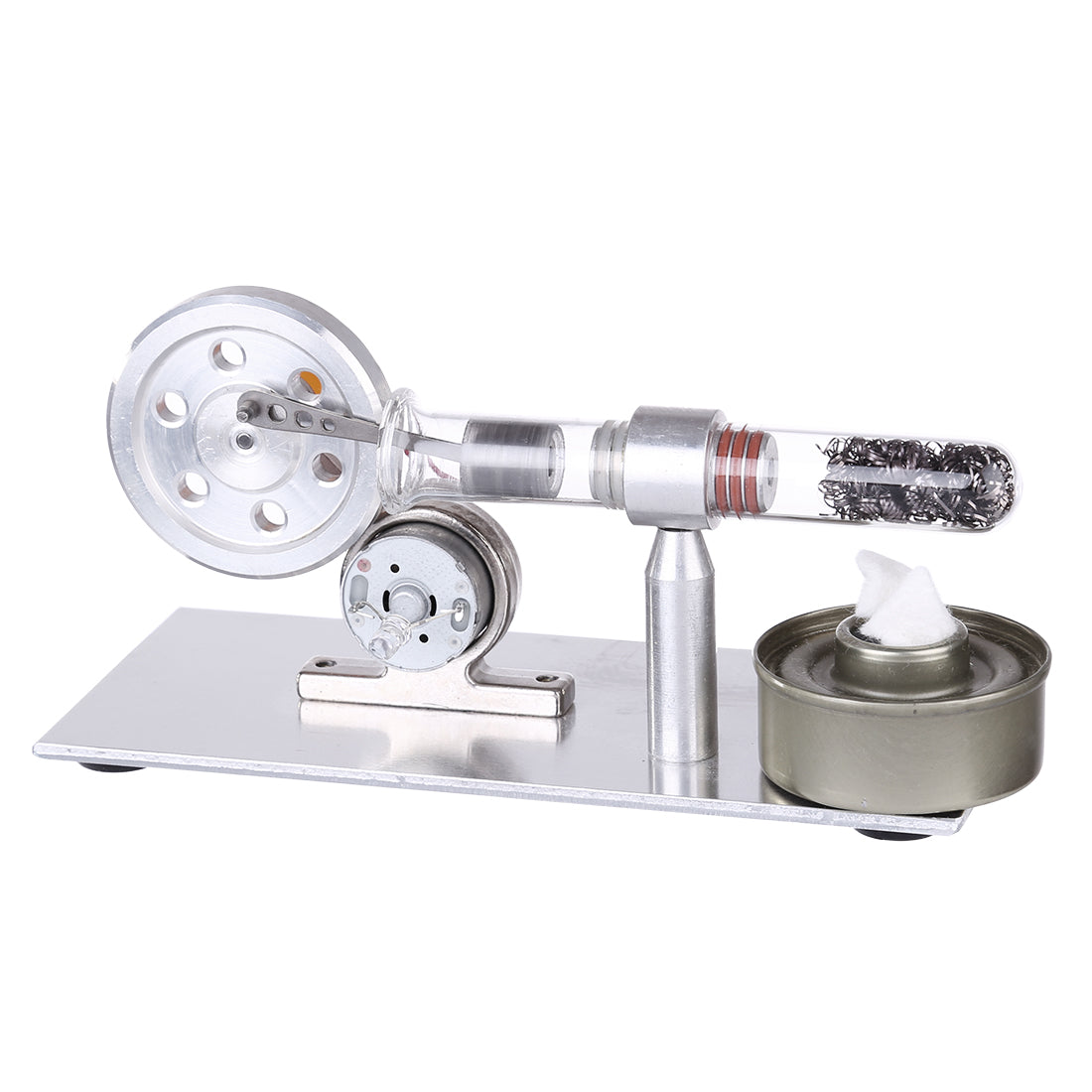 Single Cylinder Stirling Engine Experimental Generator Kit - DIY Model Stirling Engine Diyengmod