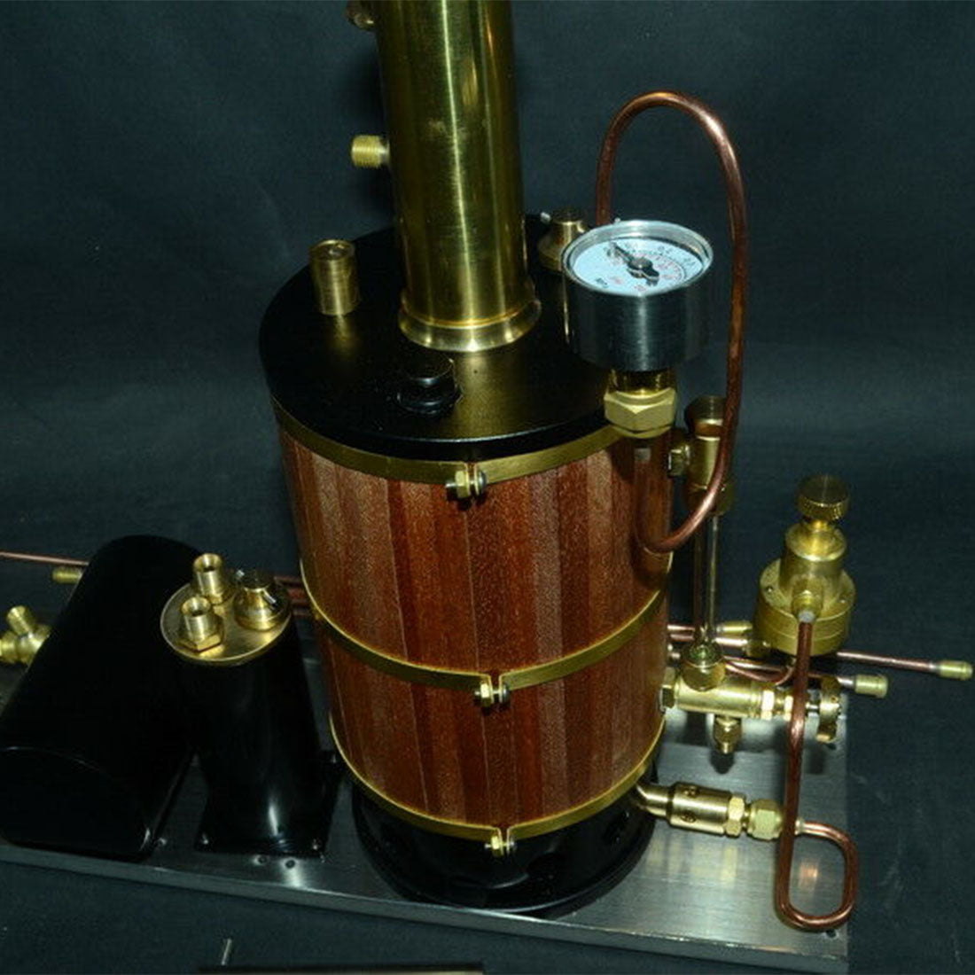 Compact Vertical Steam Boiler Model for Marine Engine - 230ml Capacity Steam Engine Diyengmod