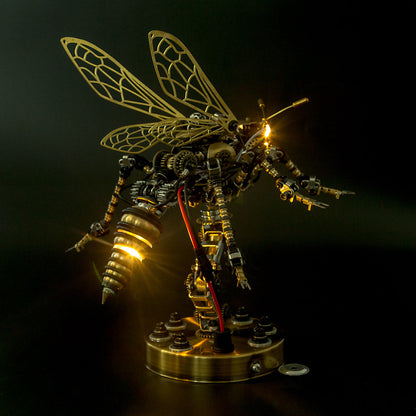 3D Sound-Controlled Mechanical Wasp Metal Puzzle Kit – DIY Assembly Model for Creative Minds DIY Engine Diyengmod