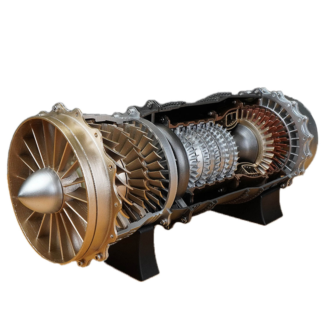 DIY 1/20 Scale WS-15 Turbofan Engine Model Kit - Functional Assembly with 150+ Pieces for Aviation Enthusiasts DIY Engine Diyengmod