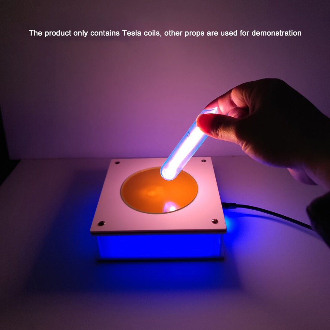 Creative Tesla Coil Lighting Model for Experimental Science and Technology Gifts Engine Models Diyengmod