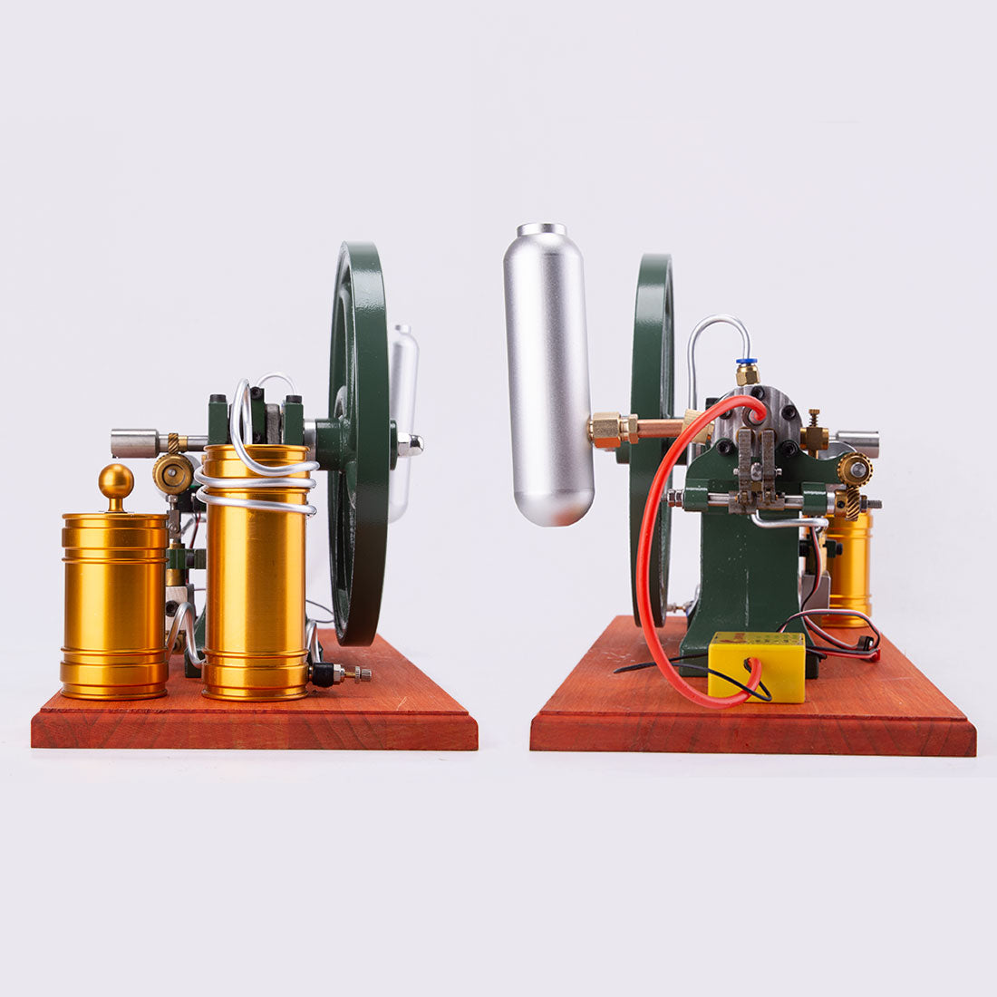 Vintage Inspired Horizontal Hot-Bulb Steam Engine Model with Water Cooling System Engine Models Diyengmod