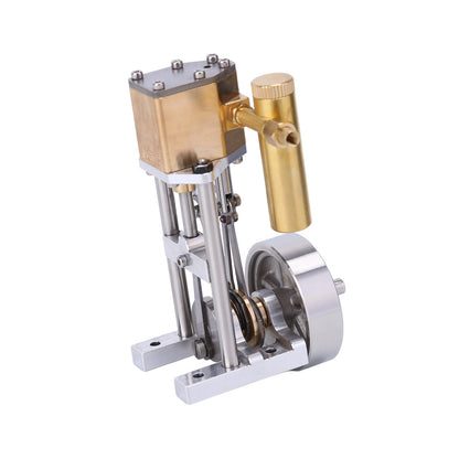 Mini Vertical Steam Engine Model with Reversing Mechanism – V1313 Steam-Powered Mechanical Kit Steam Engine Diyengmod