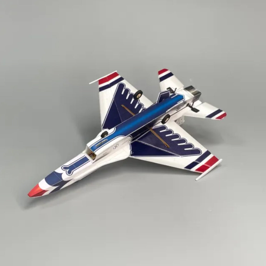 MinimumRC F-16 3-Channel Remote Control Mini Fixed-Wing Aircraft - DIY Model Kit RC Airplane Diyengmod