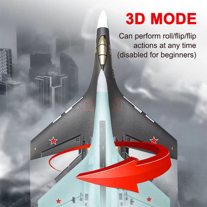 SU35 2.4G Remote Control Fighter Plane - 4CH Electric Aircraft Toy for Boys (Ready-to-Fly) RC Airplane Diyengmod