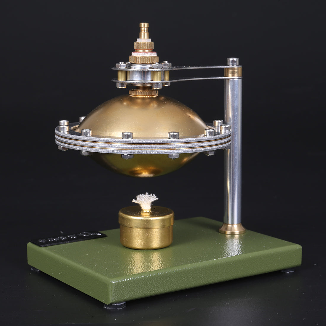 UFO-Inspired Suspension Steam Engine DIY Kit with Copper Boiler and Alcohol Burner Steam Engine Diyengmod