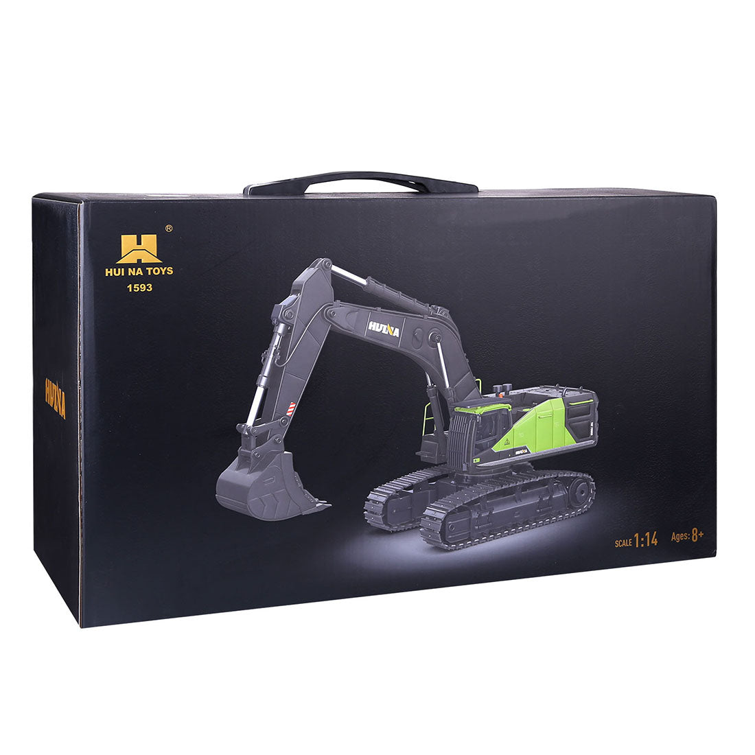 HUINA 1:14 Scale 22CH Remote Control Excavator Truck - 2.4G Engineering Model Toy RC Truck Diyengmod