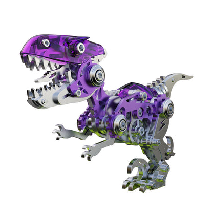 DIY 3D Metal Dinosaur Model Kit - Classic Collection of Five Designs for Creative Assembly 3D Puzzle Model Kit Diyengmod