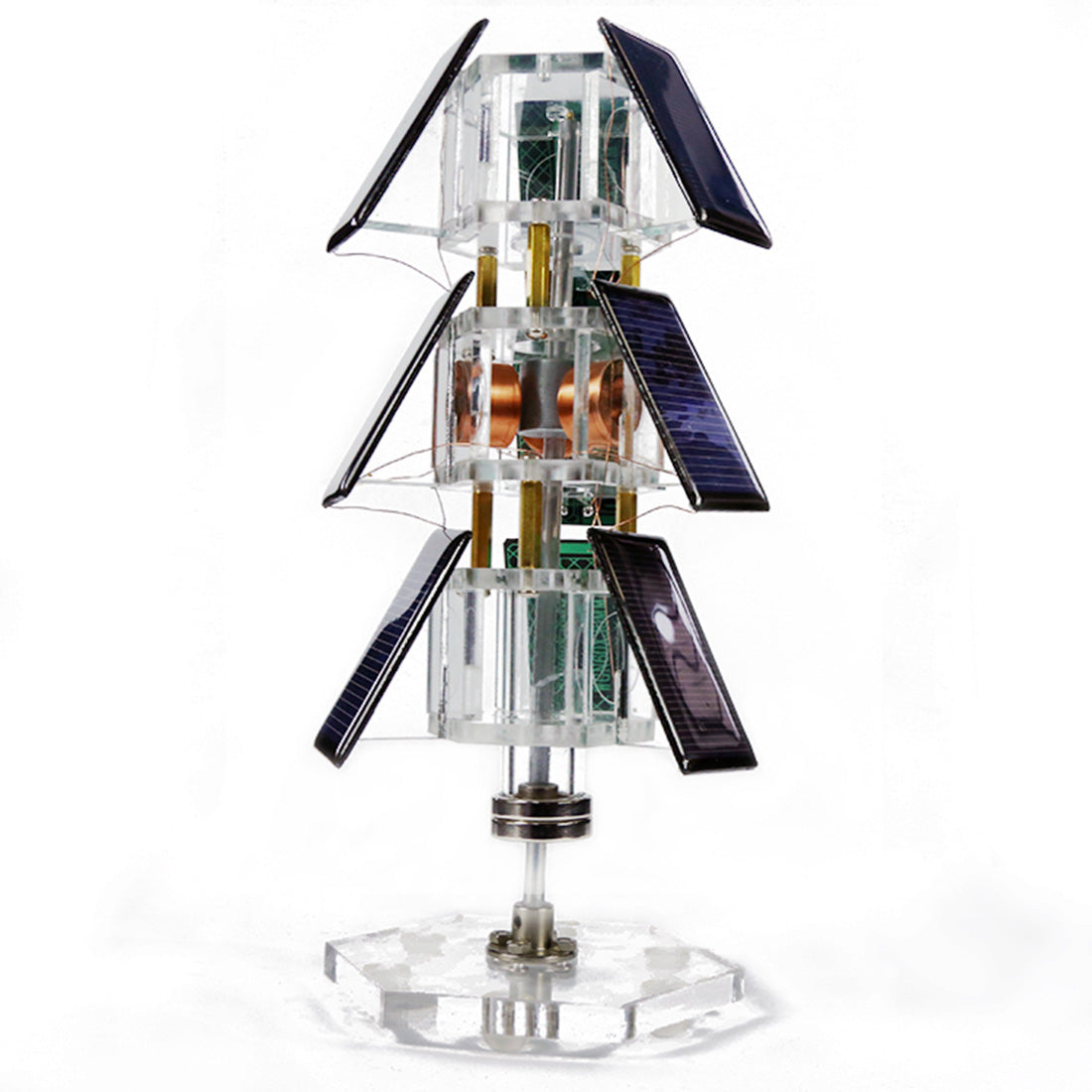 Normal Tree Motor Solar-Powered Maglev Tree Motor Model - DIY Educational Science Kit ...