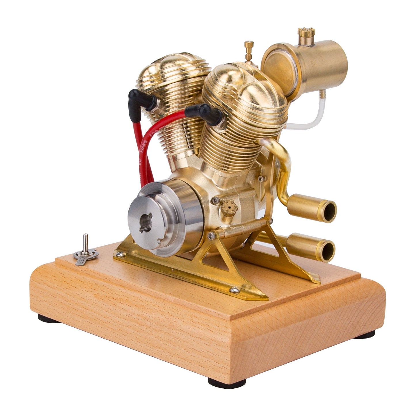 R28 Retro 4.3CC Mini V-Twin Gasoline Engine Model for Motorcycle Enthusiasts Engine Models Diyengmod