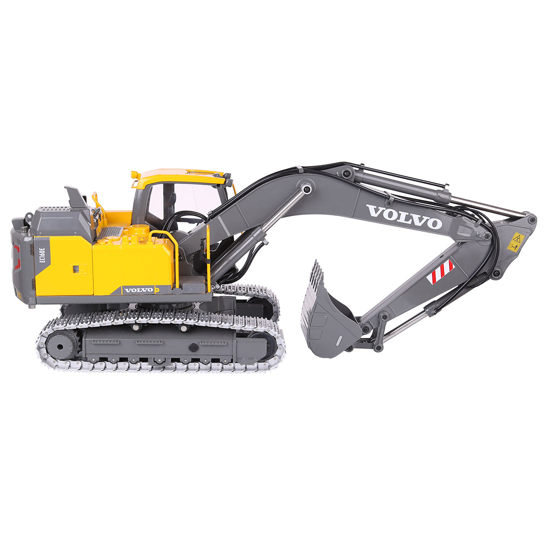 DOUBLE E 1:14 Remote Control Metal Excavator with Electric Cylinder - 2.4G Engineering Construction Vehicle RTR RC Truck Diyengmod