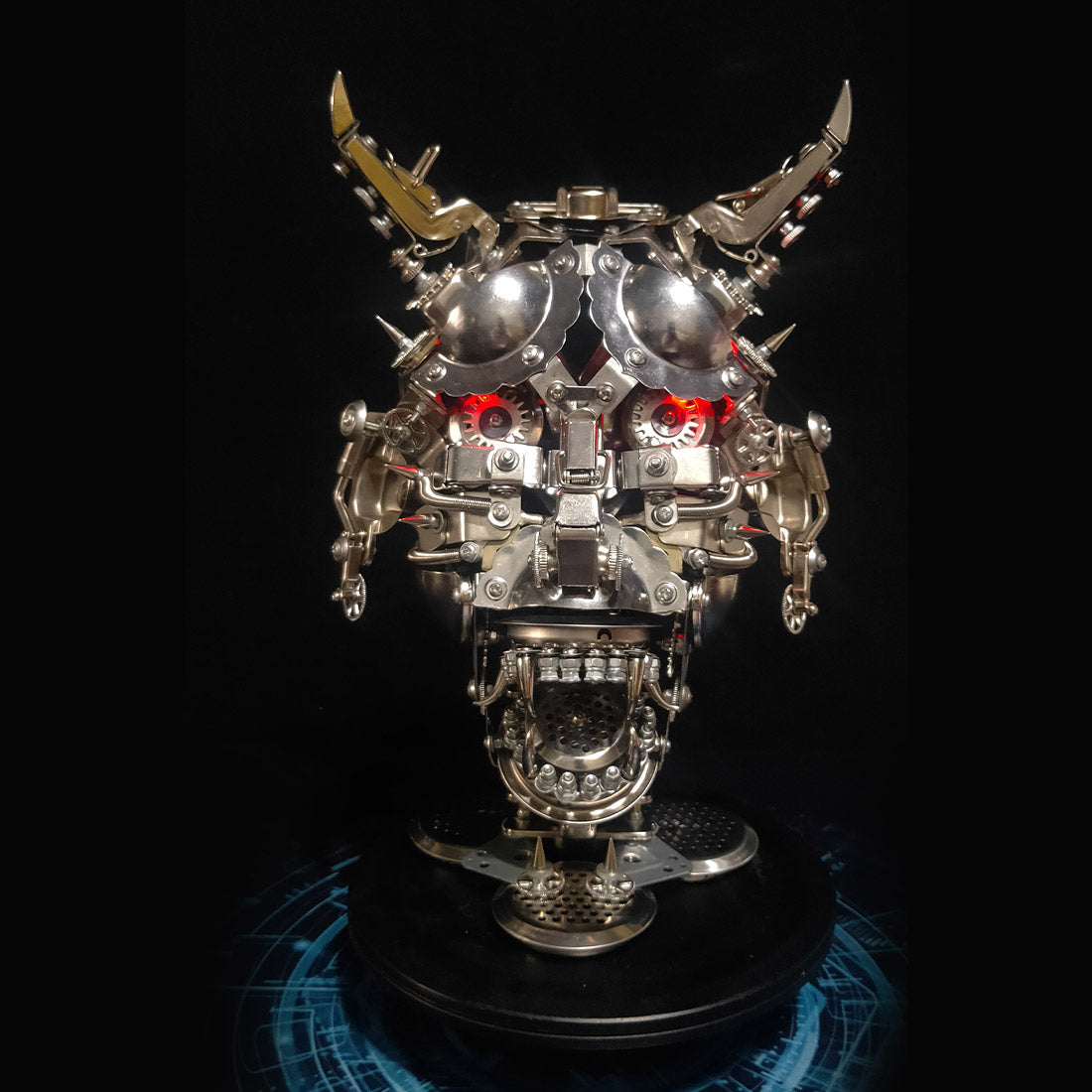 Hannya 3D Mechanical Punk Metal Ghast Mask Assembly Kit 3D Puzzle Model Kit Diyengmod