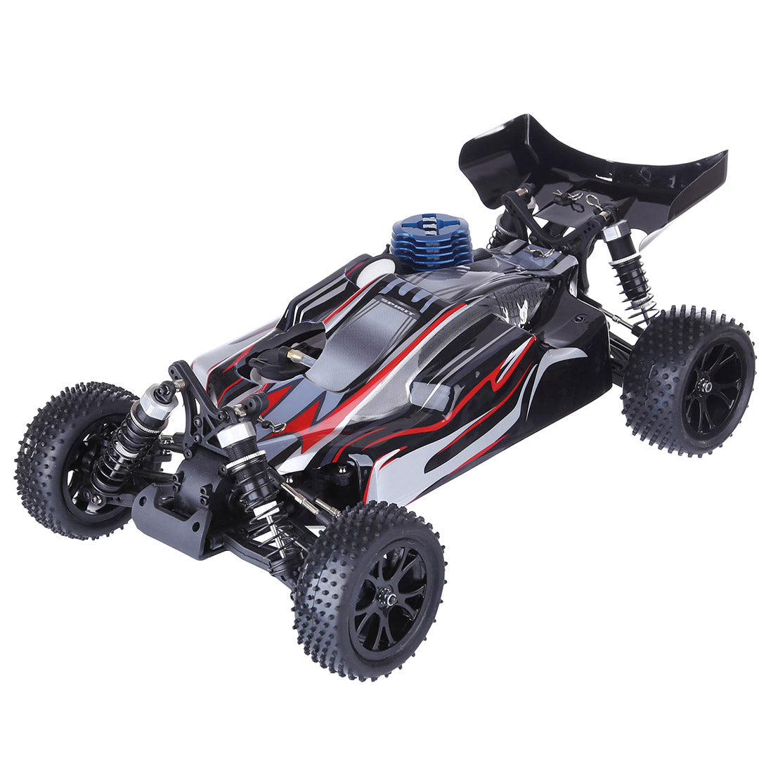 VRX RH1007 Nitro 1/10 Scale 4WD High-Speed Off-Road RC Truck - RTR, Blue RC Car Diyengmod