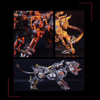 Saber-toothed Tiger 3D Metal Model Kit - 650+ Piece Assembly Set 3D Puzzle Model Kit Diyengmod