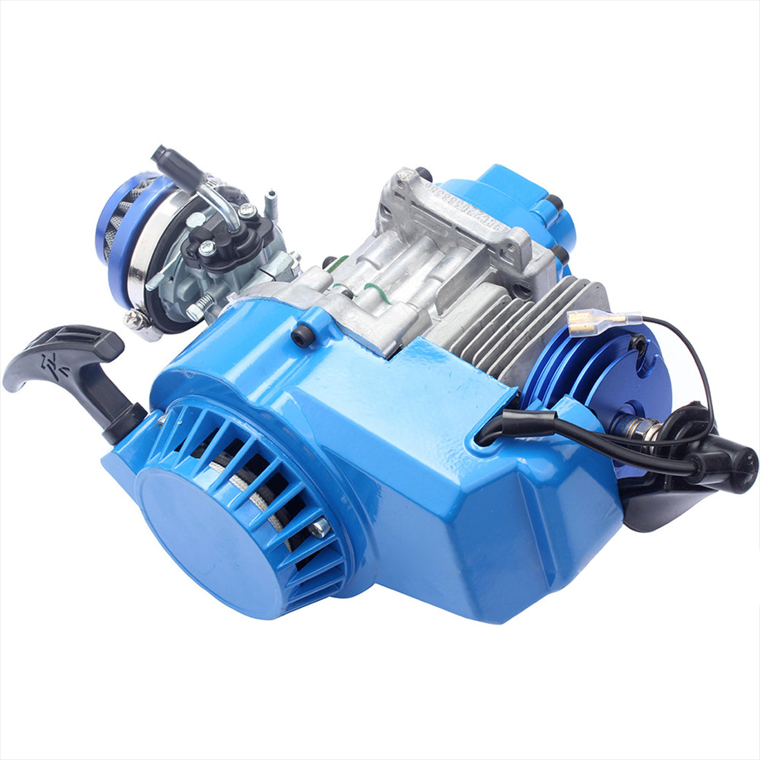 80CC Mini 2-Stroke Gasoline Engine - CNC Single-Cylinder Pull-Start for Motorcycle and Bicycle Modifications Engine Models Diyengmod 49CC