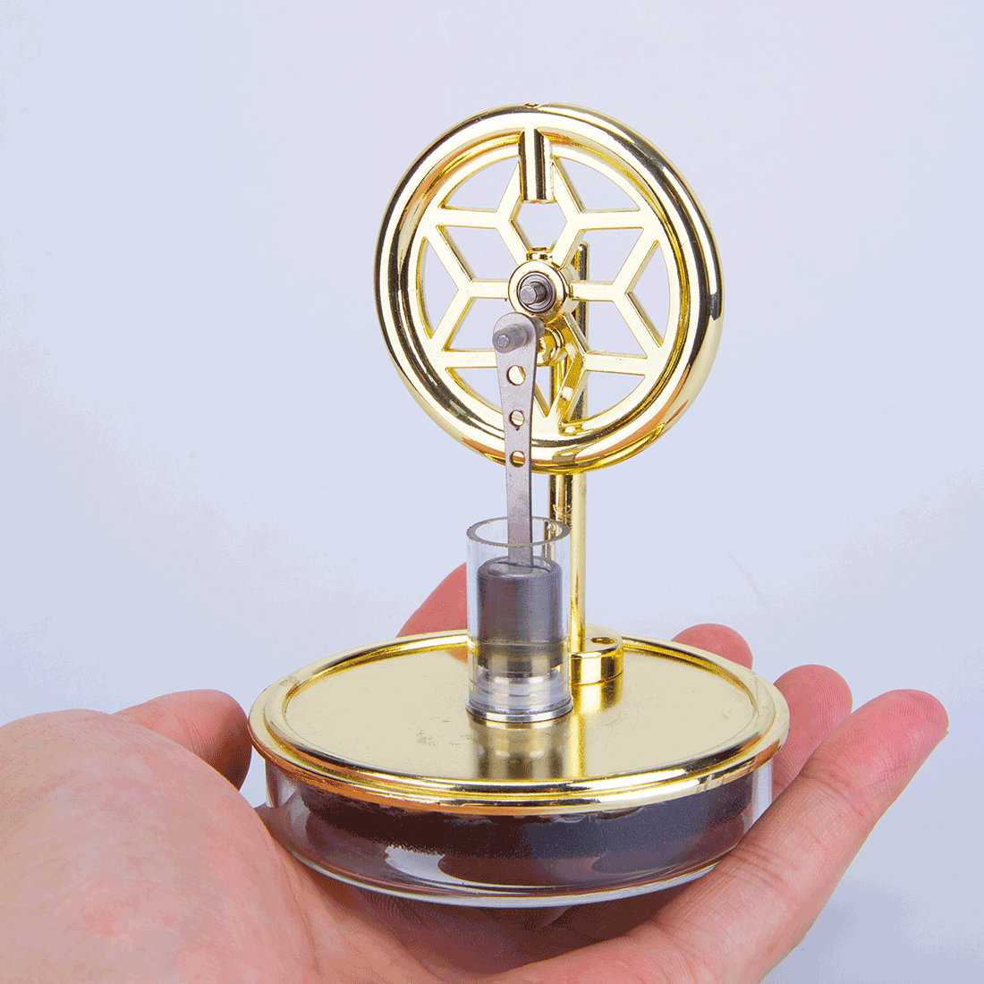 Miniature Low-Temperature Stirling Engine Coffee Cup Motor - Unique Desktop Gift and DIY Model Stirling Engine Diyengmod