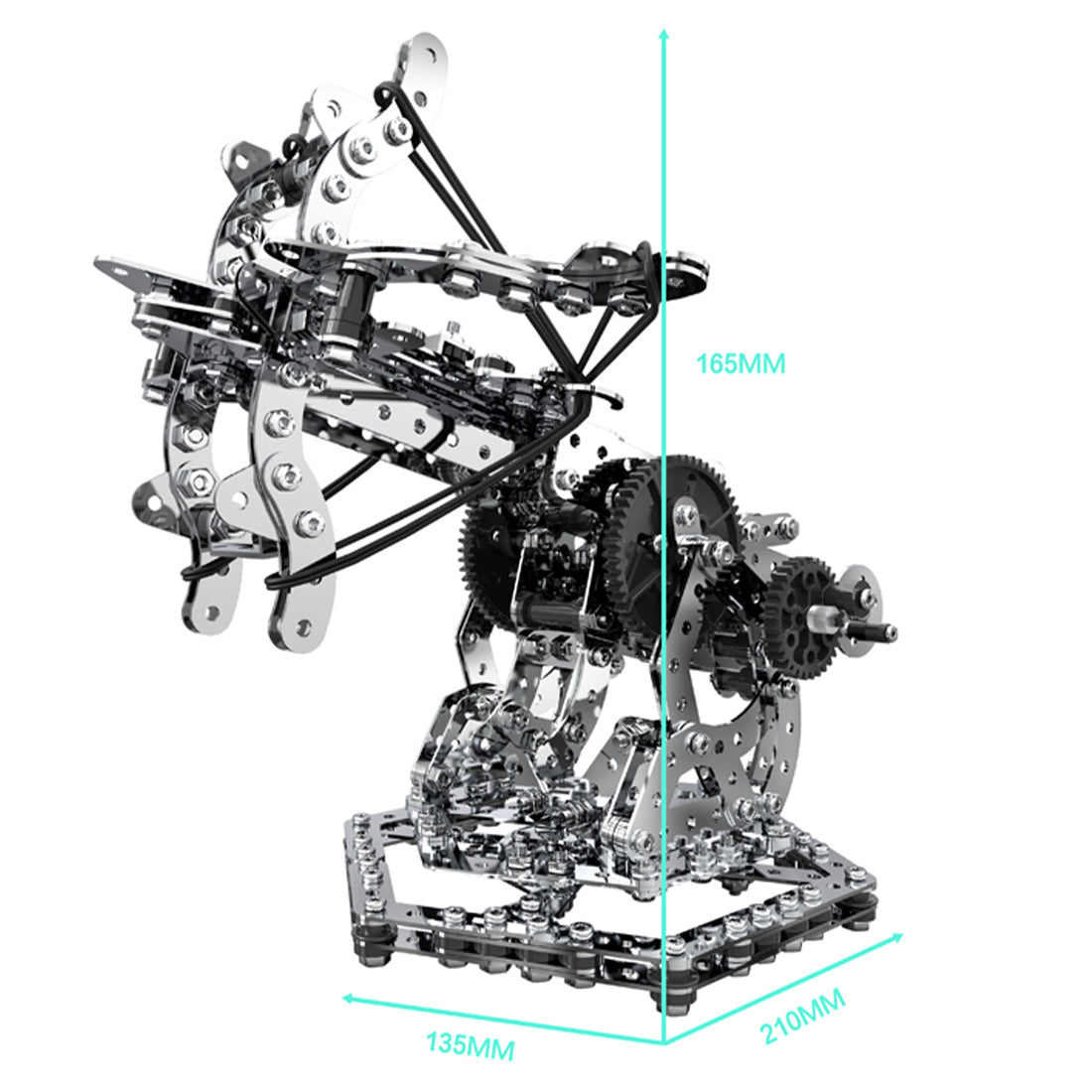 Intricate 3D Metal Dragon Crossbow Puzzle Kit - 812PCS Assembly Set for All Ages 3D Puzzle Model Kit Diyengmod