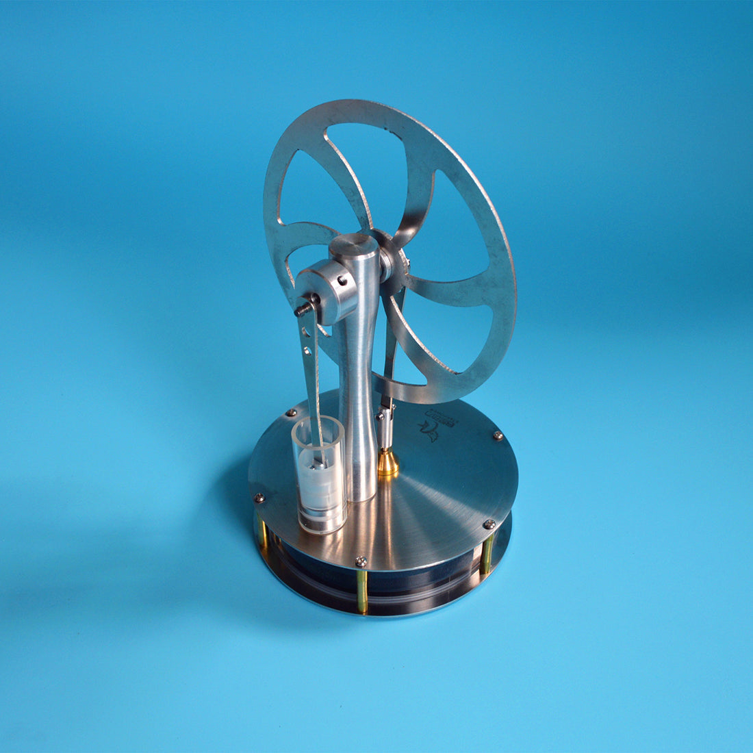 Coffee-Powered Low Temperature Difference Stirling Engine Model - DIY Desktop Gadget Low Temperature Stirling Engine Diyengmod