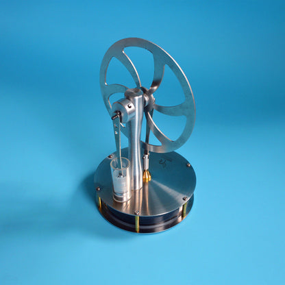 Coffee-Powered Low Temperature Difference Stirling Engine Model - DIY Desktop Gadget Low Temperature Stirling Engine Diyengmod