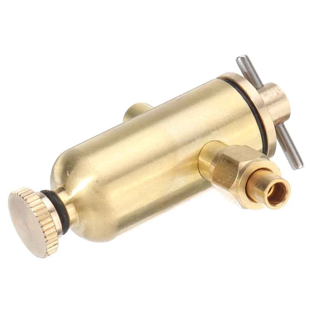 Brass Oil Injector Lubrication Tank for DIY Steam Engine Models Steam Engine Diyengmod