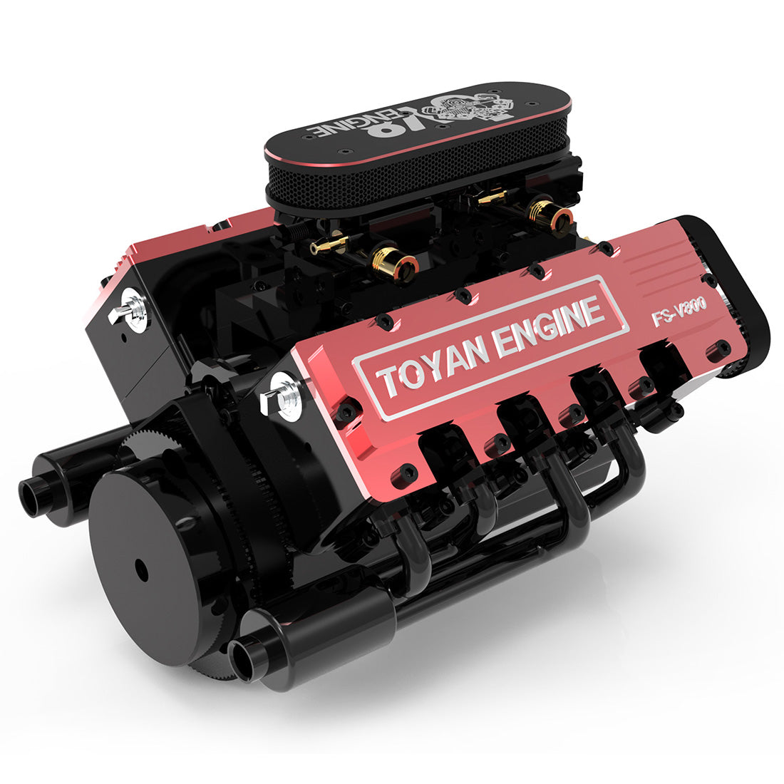 TOYAN 4 Stroke Nitro Engine Model Kit - DIY Working RC Engine Assembly Toyan Engine Diyengmod TOYAN FS-V800