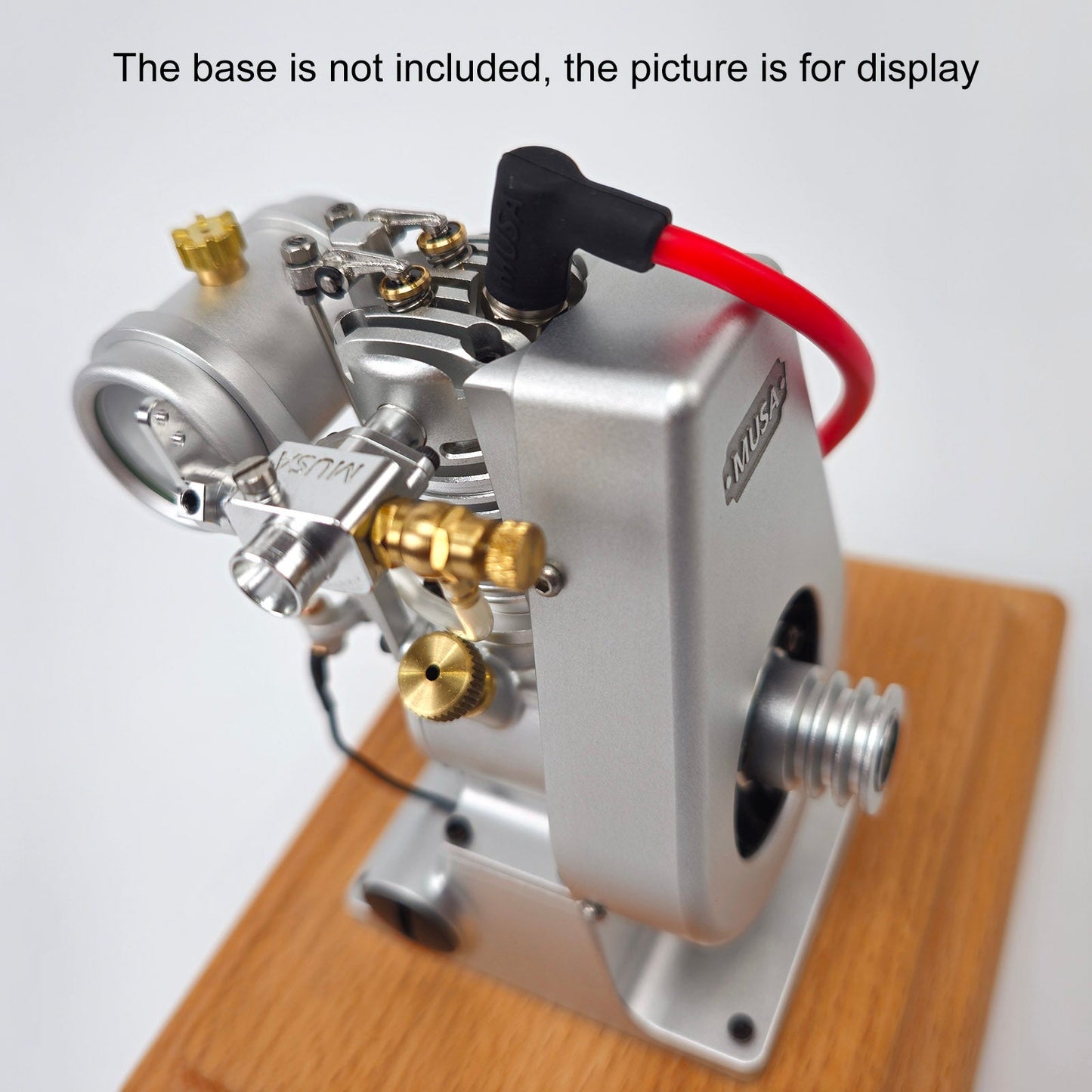 MUSA F1 Miniature OHV Gasoline Engine - Vertical Single-Cylinder 2.7cc Four-Stroke Model Engine for Crafts Engine Models Diyengmod