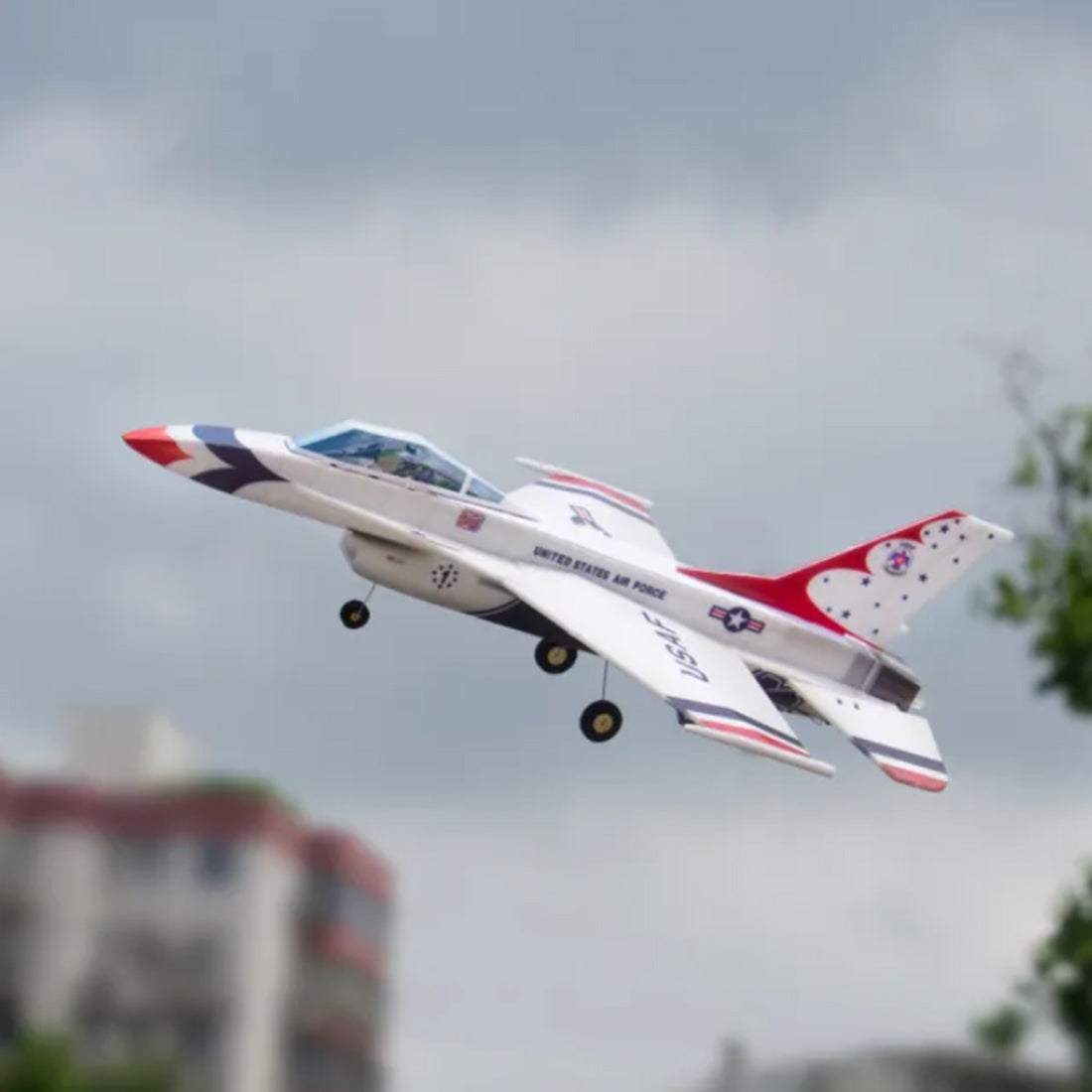 MinimumRC F-16 3-Channel Remote Control Mini Fixed-Wing Aircraft - DIY Model Kit RC Airplane Diyengmod