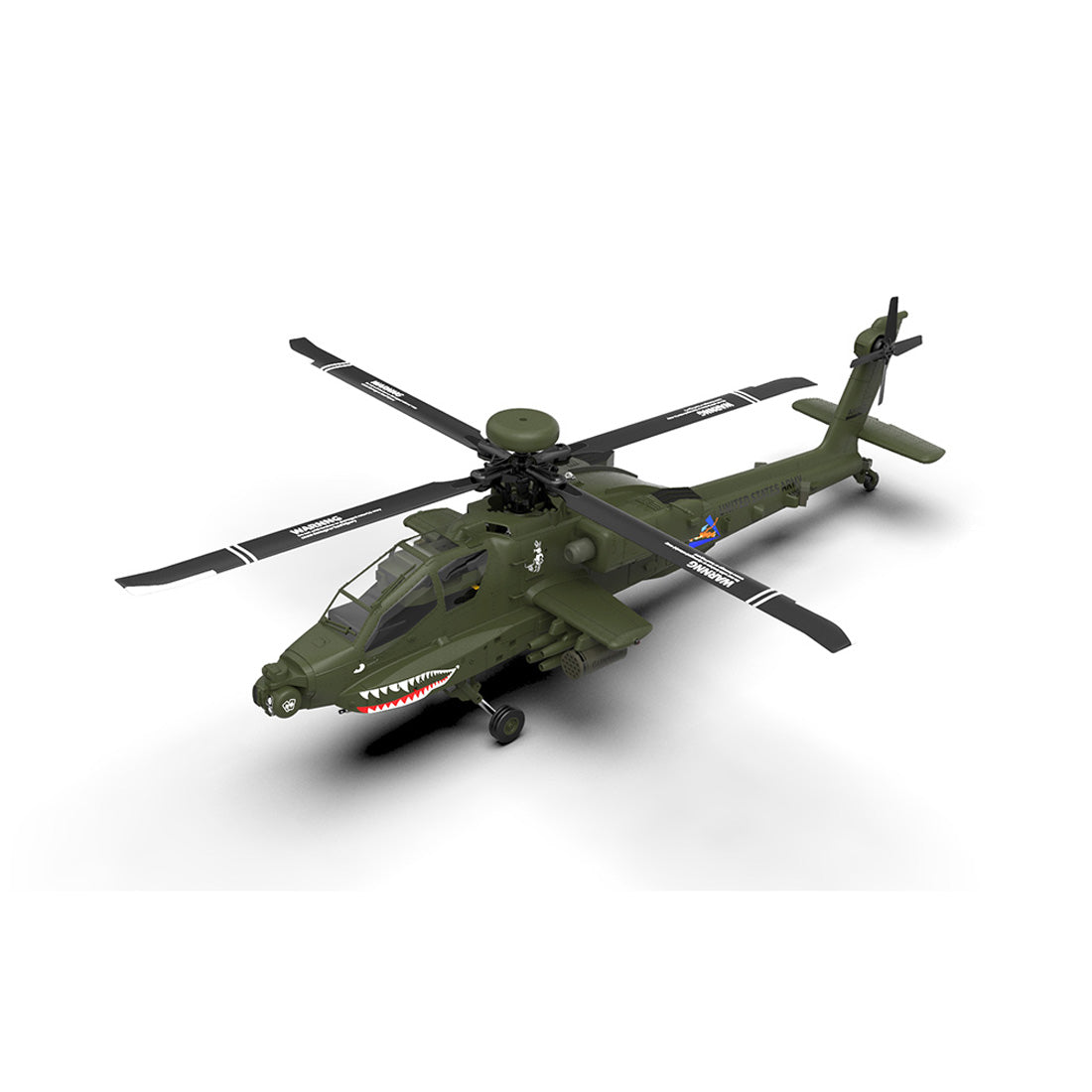 YU XIANG F11 AH-64 1/32 Scale 2.4G 6CH Ready-to-Fly Helicopter Model - DIY Eng Mod helicopter Diyengmod