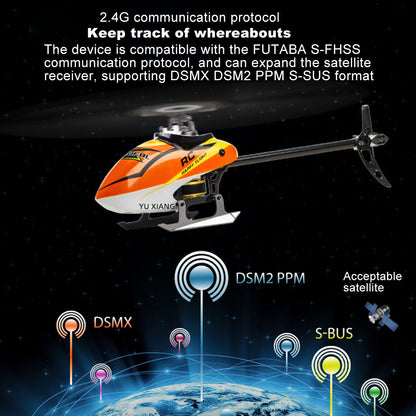 YUXIANG F180V2 2.4G 6CH Flybarless RC Helicopter - Ready-to-Fly Model RC Airplanes Diyengmod