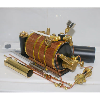 200ml High-Efficiency Steam Boiler Model Kit for Steam Engines and Model Boats - DIY Engineering Model Steam Engine Diyengmod