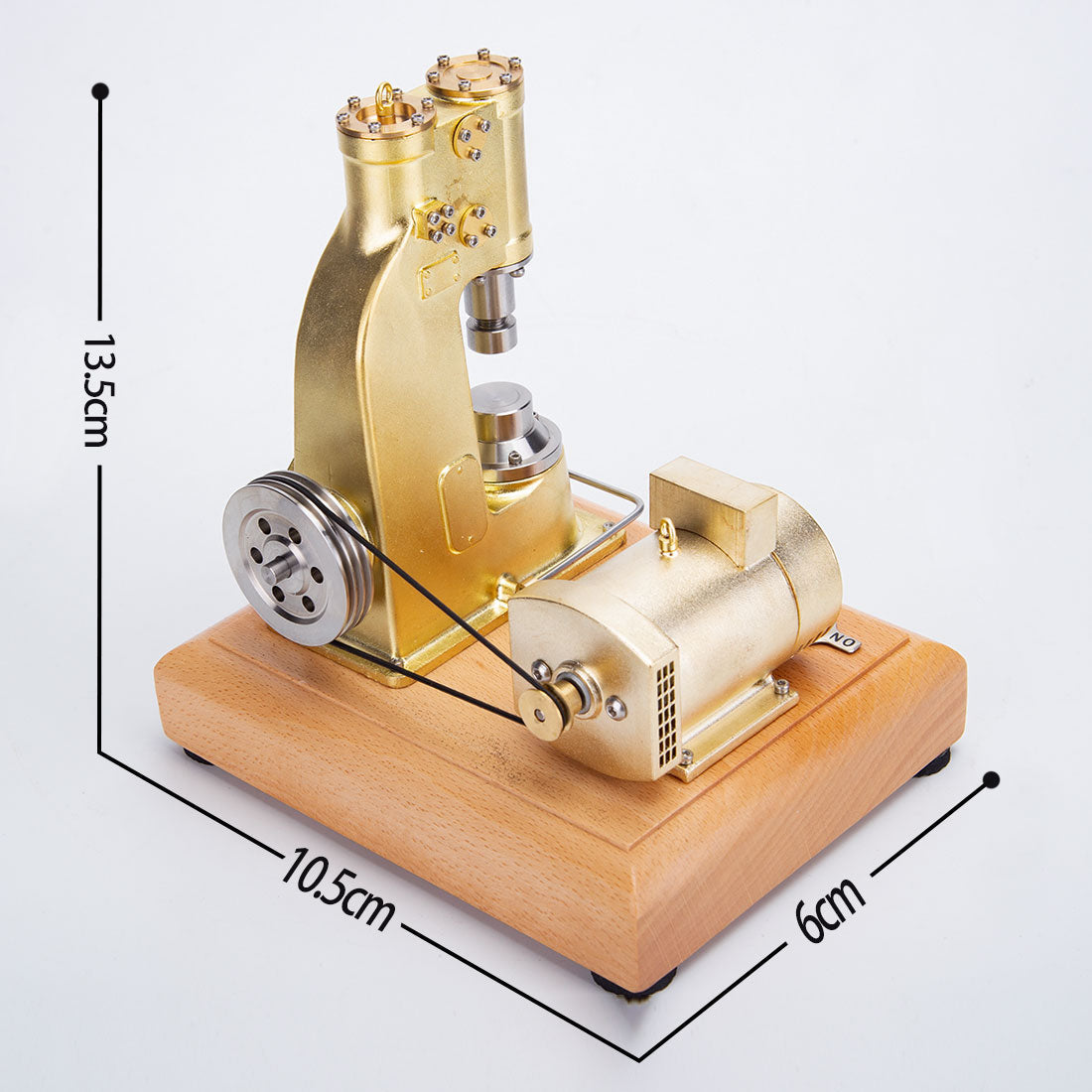 Miniature Brass Forging Power Hammer - Industrial Craftsmanship Model Engine Models Diyengmod