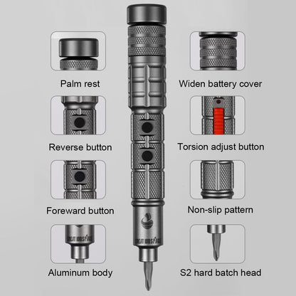 Compact Electric Precision Screwdriver Set for DIY Electronics and Model Maintenance All Accessories Diyengmod