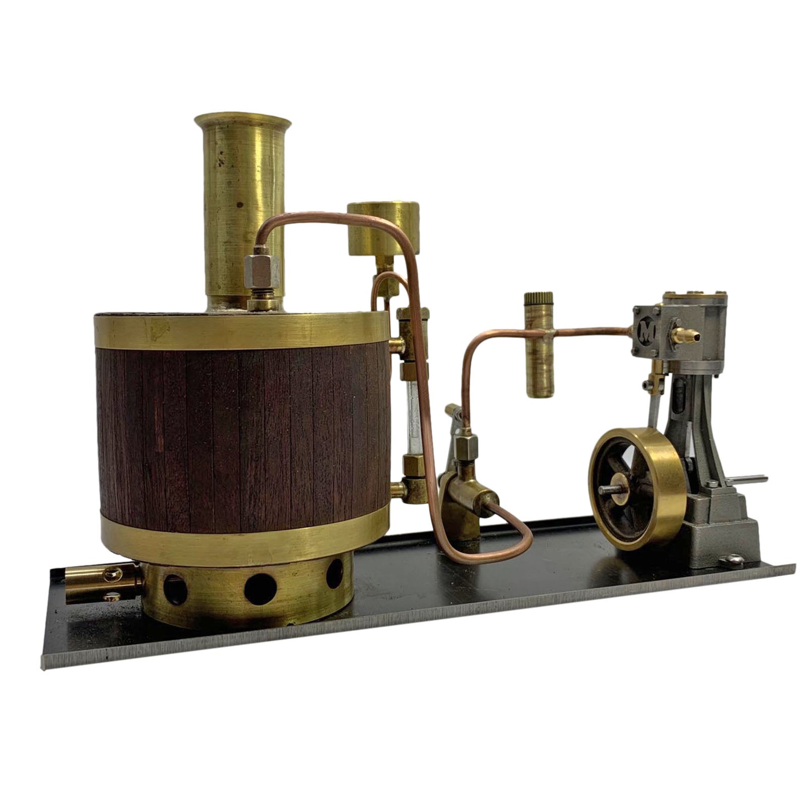 Compact Steam Engine Kit with Boiler for 50-100cm Model Ships Steam Engine Diyengmod