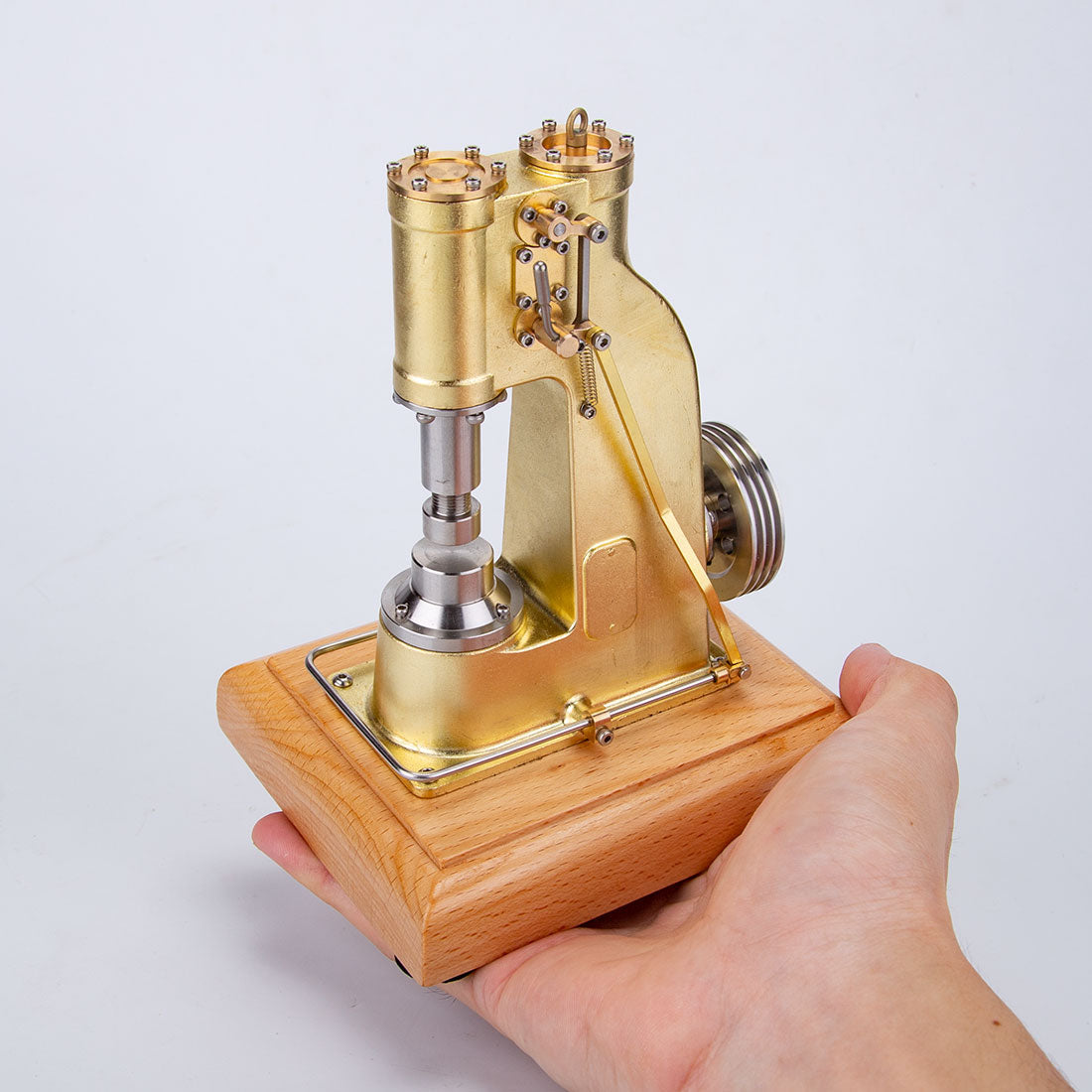 Miniature Brass Forging Power Hammer - Industrial Craftsmanship Model Engine Models Diyengmod