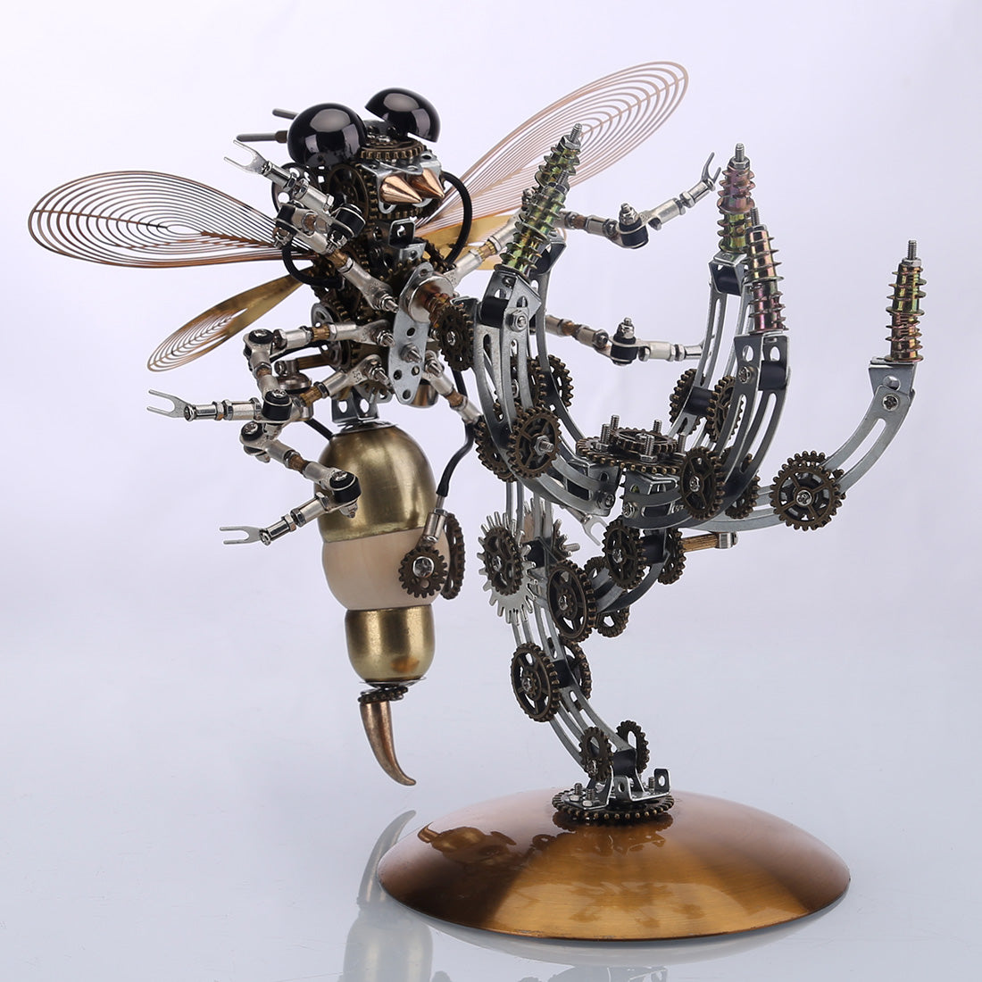 Mechanical Wasp Steampunk Building Kit - 627PCS Metal DIY Model 3D Puzzle Model Kit Diyengmod