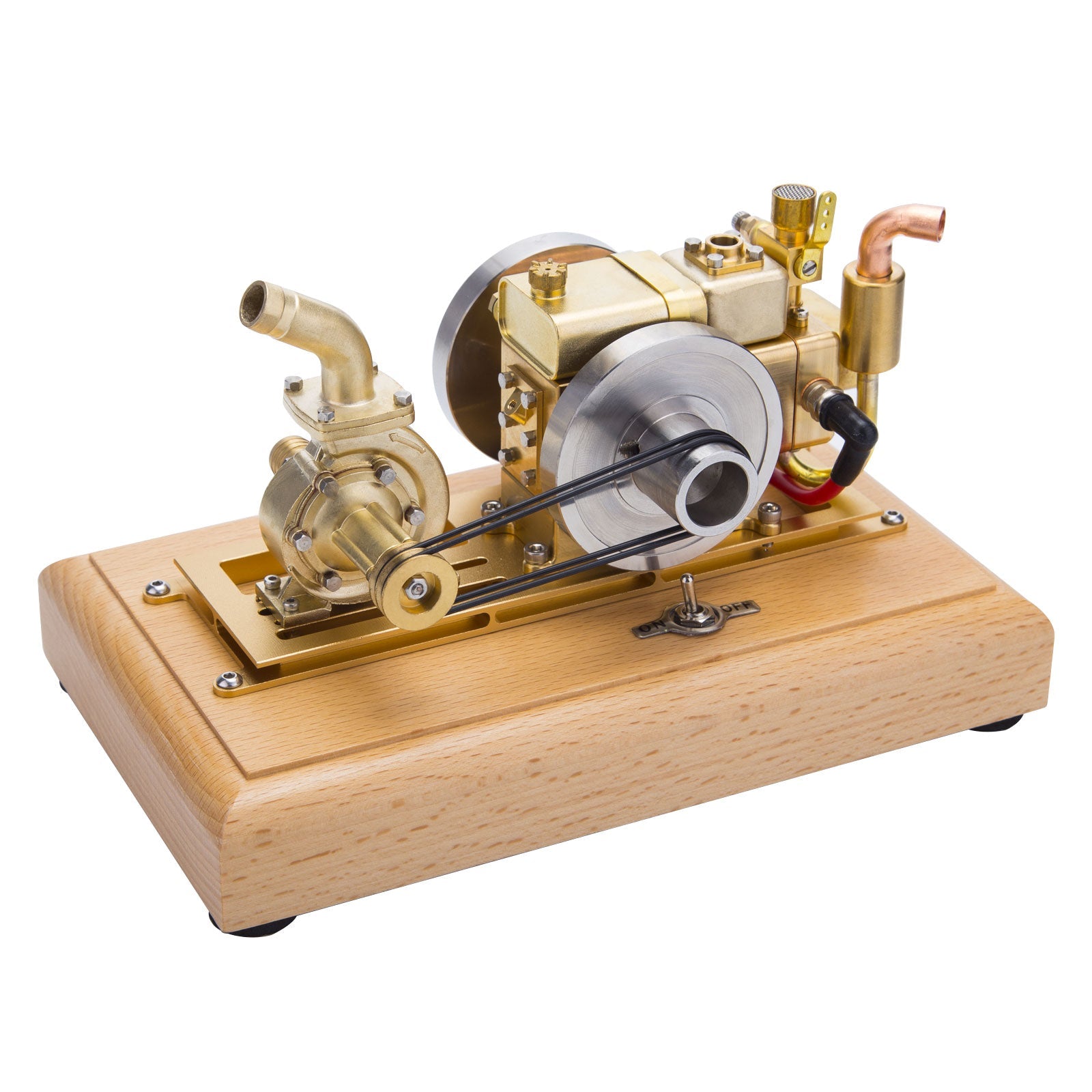 Mini 1.6cc Retro Water-Cooled Gas Engine Model for Collectors Engine Models Diyengmod