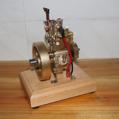 H73 2.6cc Vertical Single Cylinder 4-Stroke OHV Gas Engine Model with Governor - Mini Water-Cooled Internal Combustion Engine Engine Models Diyengmod